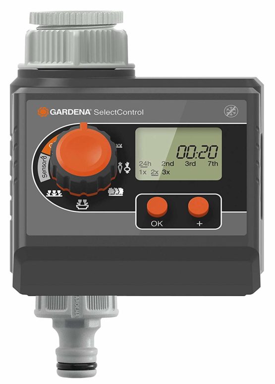 Gardena irrigation computer SelectControl: automatic irrigation control, five programming options, battery operation, compatible with all common Gardena irrigation systems (1891-20) - Image 2