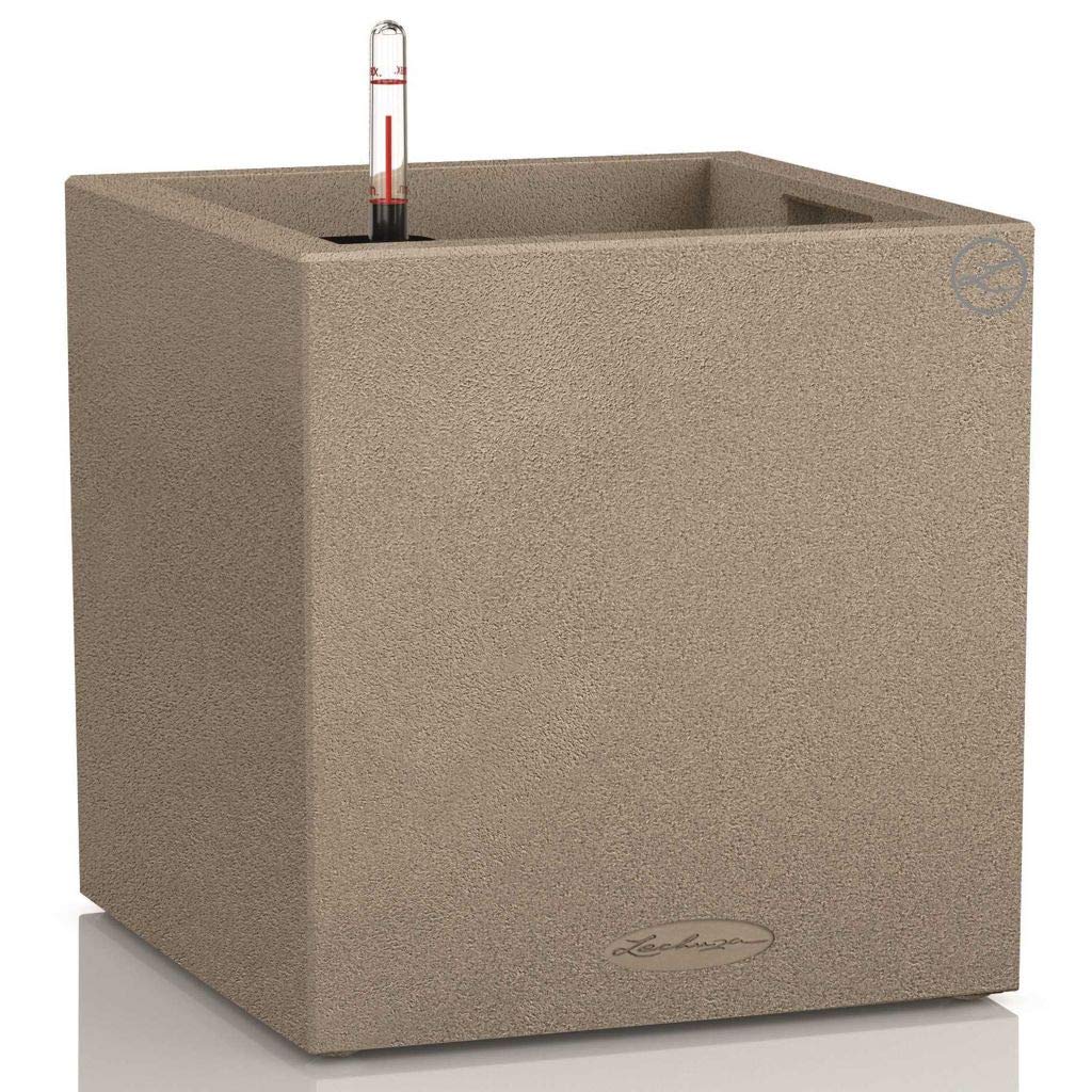 LECHUZA CANTO Stone 40 low sand beige 13721