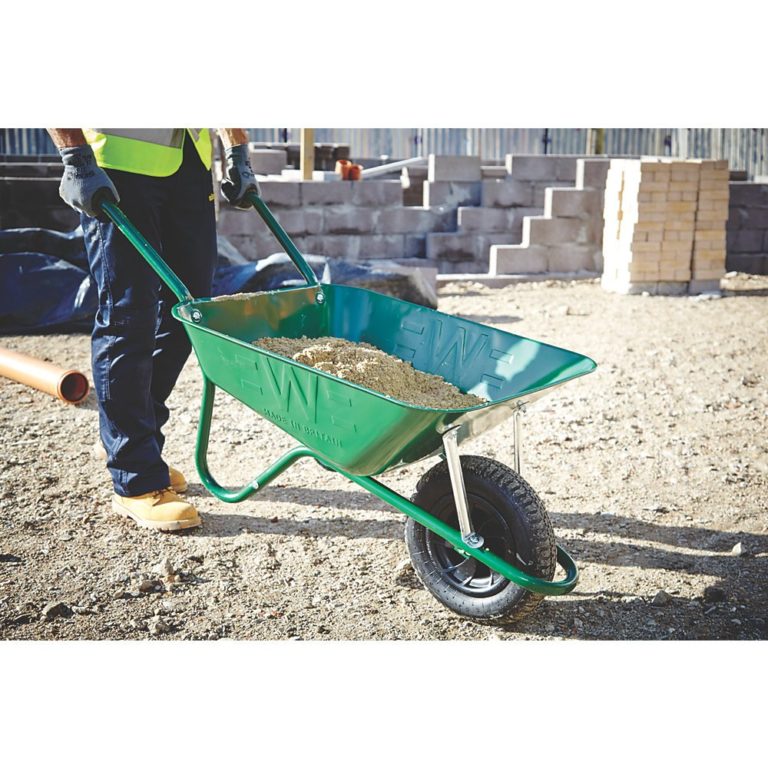 Walsall Wheelbarrows 85 Ltr Easiload Wheelbarrow Heavy Duty Builders