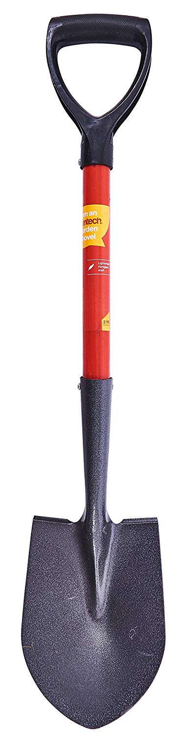 Amtech U1860 700mm (28") Pointed shovel, Transparent
