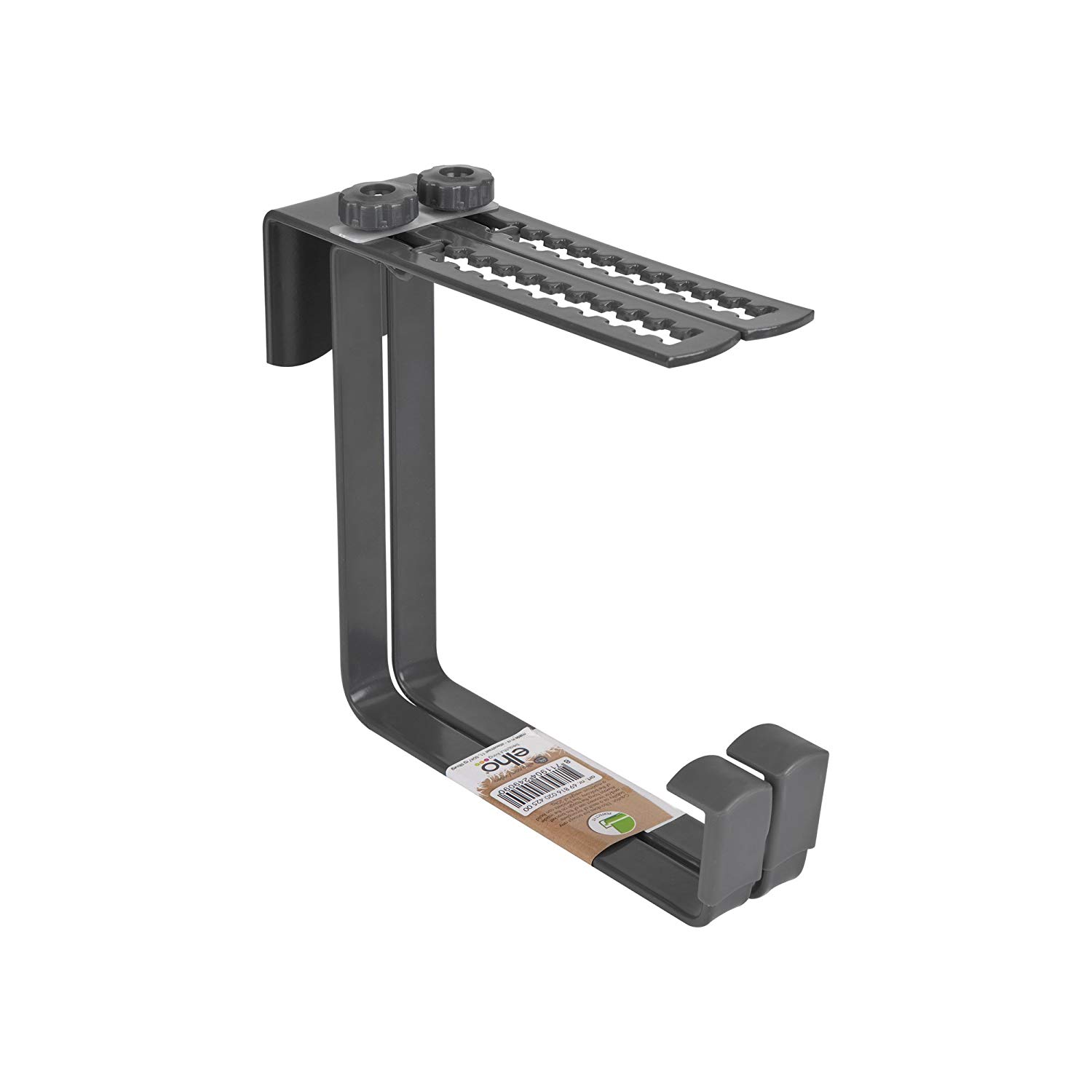 elho Green Basics Brackets Metal 16 - Accessory for Balcony, Outdoor & Accessories - Ø 18.0 x H 16.5 cm - Black/Anthracite