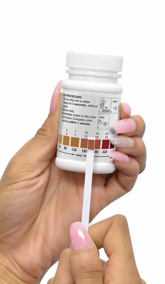 ITS Europe Waterworks Total Hardness test strips Tests Calcium Magnesium Hardness from 0-1000 ppm, 50 Count - Image 3