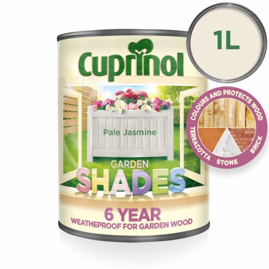 Cuprinol 5092582 Garden Shades Exterior Woodcare, Pale Jasmine