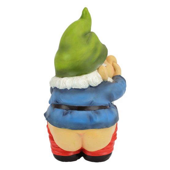 Garden Gnome Statue - Stinky the Garden Gnome - Naughty Gnomes - Mooning Gnomes Statues - Image 4