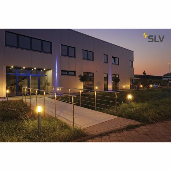 SLV Free-Standing Big Nails 80 Illumination for Paths, Walls, entrances, LED Outdoor Garden lamp / E27 IP44 15W Stainless Steel, 304, 15 W - Image 2