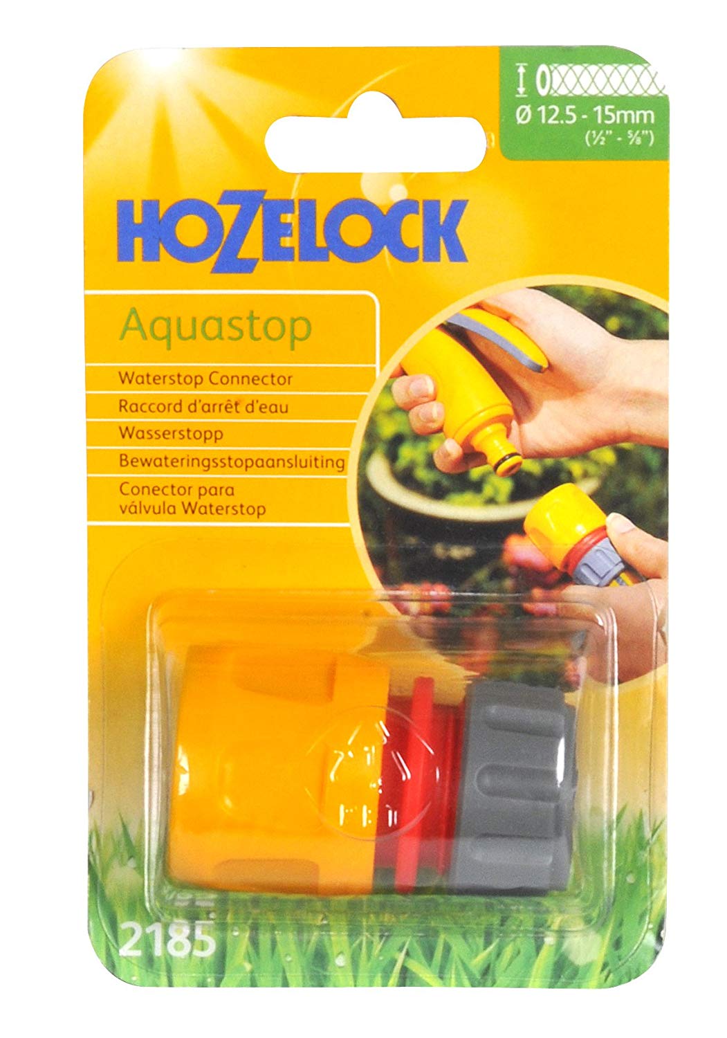HOZELOCK | Hose Pipe Aquastop Connector | Quick Connect Hose Kit | Garden Tap Hose Connector | Universal Fitting | 12.5mm & 15mm Hoses | Swap - Image 2