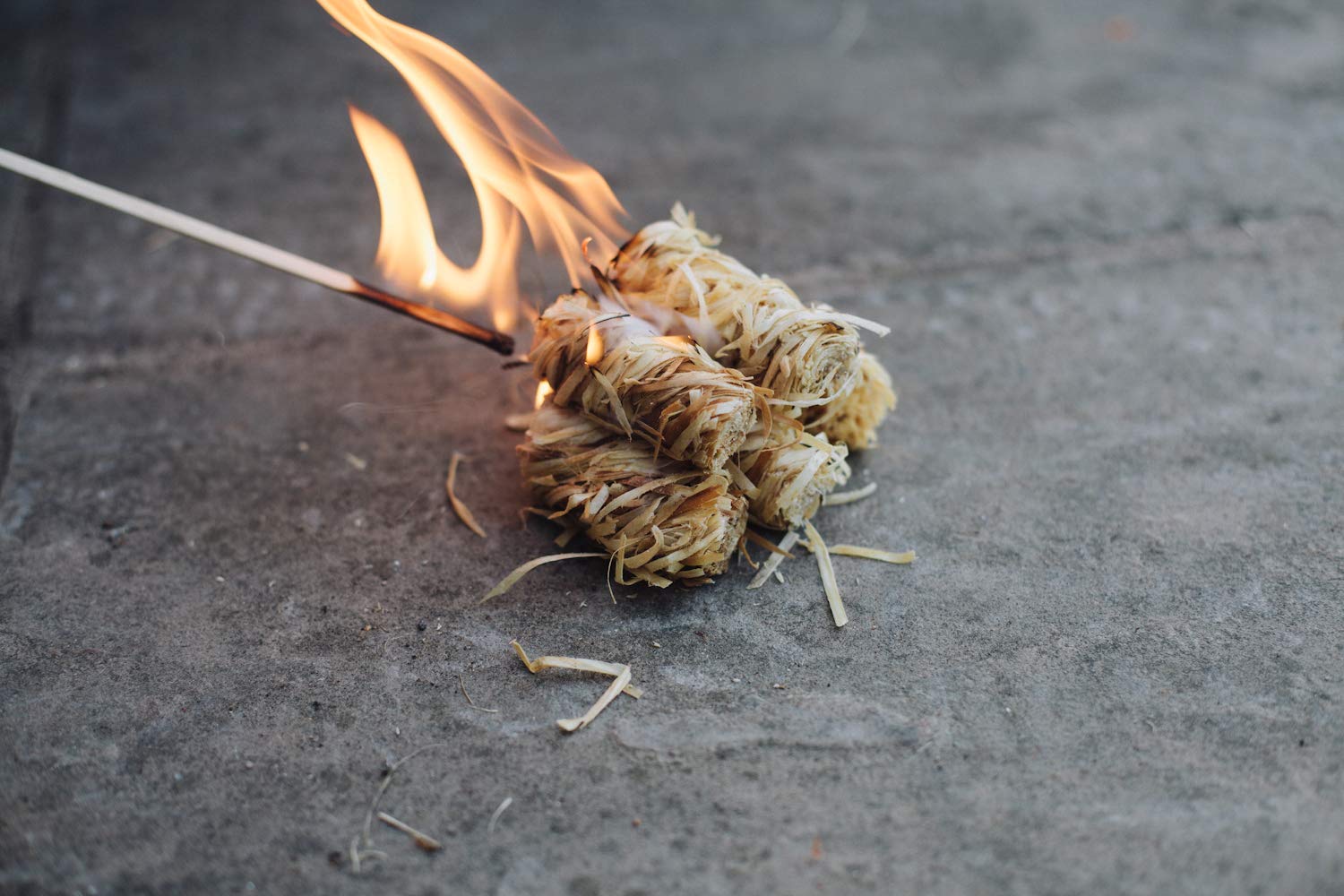 Flamers Firelighters - 50 Units Natural Fire Lighters for Wood Burner Firepit Bbq Pizza Oven Fireplace Chimenea Barbecue Fire Starter - Image 3