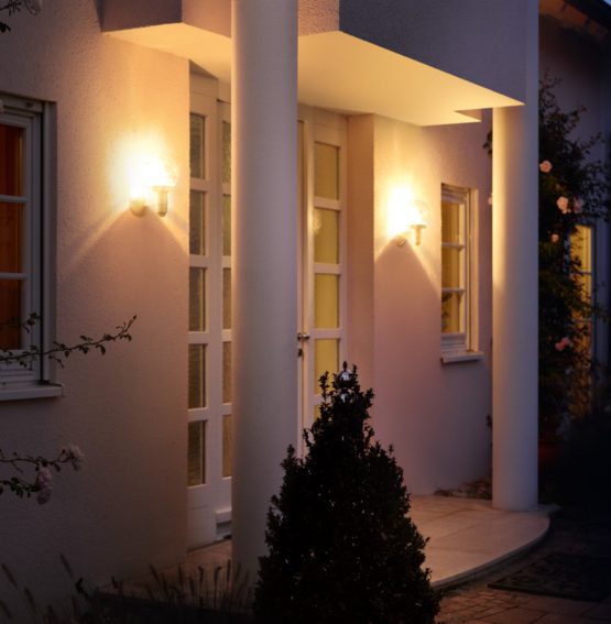 Steinel L 115 S white - Sensor-switched outdoor light with crystal glass, 240° motion detector, max. 12m reach, max. 60W - Image 3