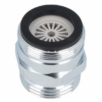 Tecuro, Mixing Nozzle M28 x 1, Adapter for Garden Hose, Chrome