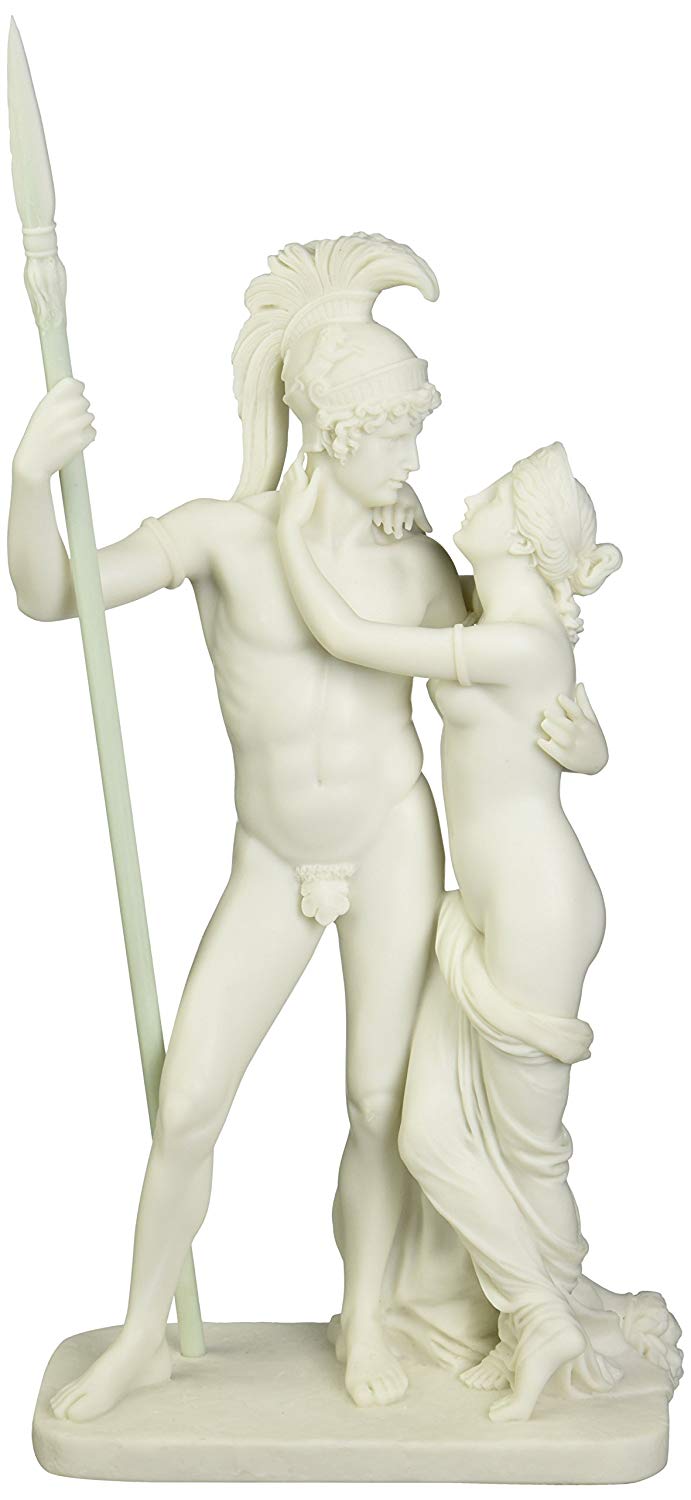 Design Toscano Ares and Aphrodite (Mars and Venus) Bonded Marble Statue