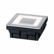 Paulmann Outdoor Recessed Lamp, Polycarbonate, Integriert, 0.24 W, Stainless Steel, Clear