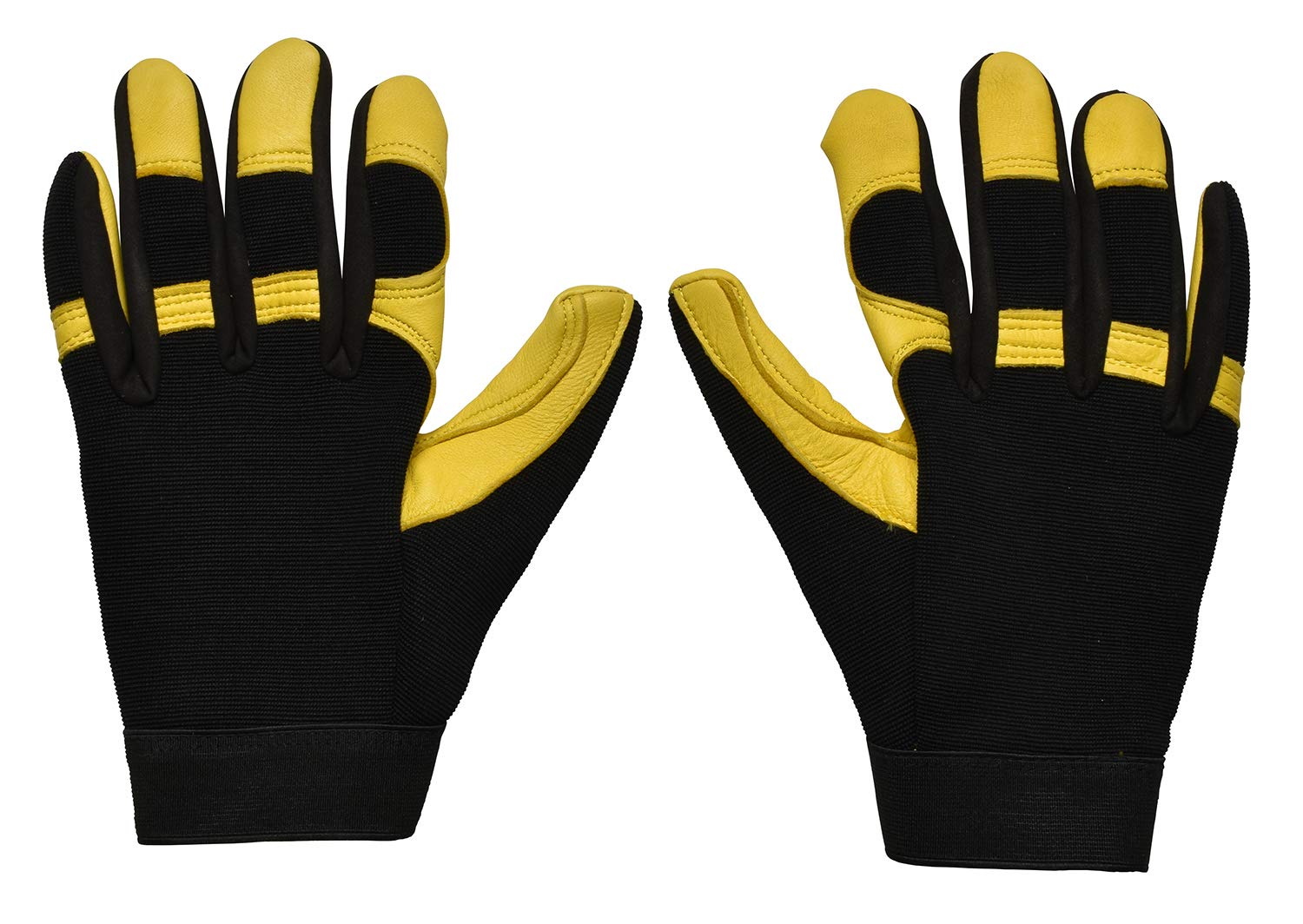 Gold Leaf SOFT TOUCH Deluxe Deerskin Leather Comfortable RHS Gardening Gloves - Gents Size - Great Gift - Image 2