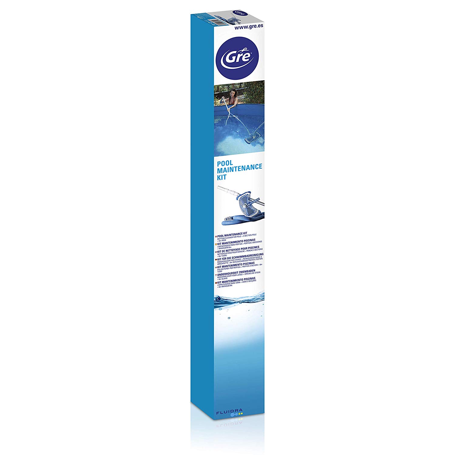 Unbekannt gre AR2064 Kit Pool: Telescopic Bar Aluminium 3 x 1.20 m + Head Cleaner + 6 M HOSE Diameter 38 - Image 3