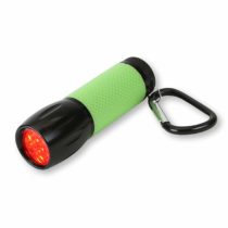 Carson SL-33 RedSight Pro Flashlight - Red LED Torch (Two Brightness Settings)