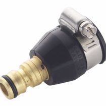 Spear & Jackson BWF15 Tap Connector with Hose Clip, Black