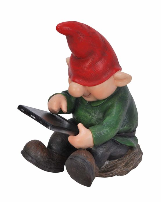 Vivid Arts Playful Gnome Son with Leafpad