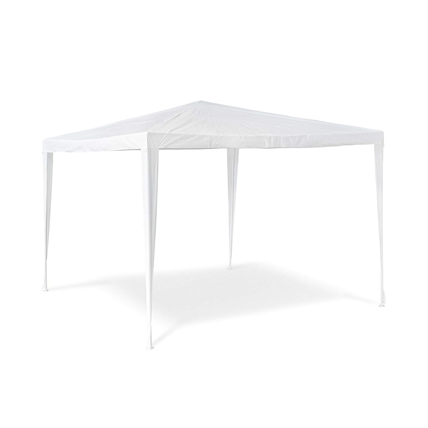 Relaxdays Gazebo Party Tent 2.5 x 3 x 3 m Garden Pavilion Tent Square Marquee Tent with Roof made of 100% PE, Tent for Festivals or Camping