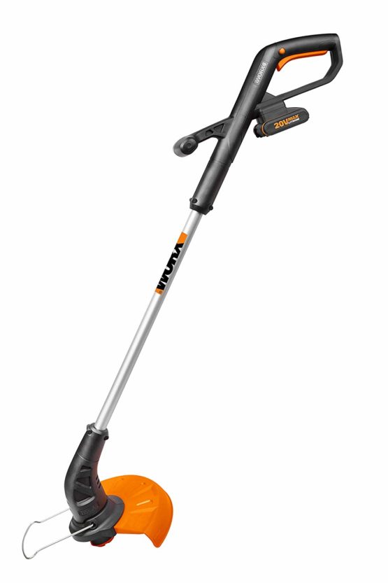 WORX WG157E 18V (20V Max) Cordless Grass Trimmer, Black