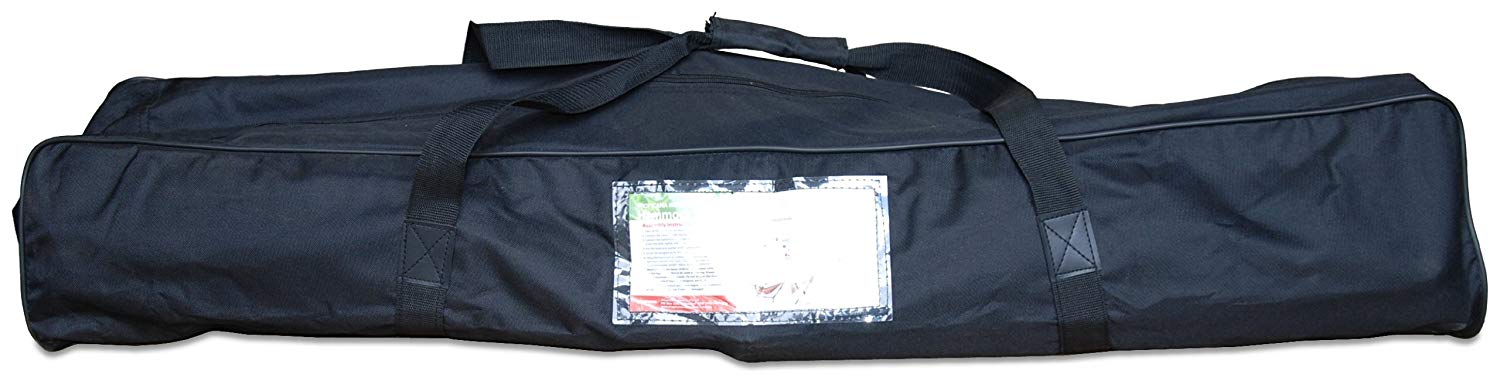 Vivere UHSDO8-26 Double Cotton Hammock with Space-Saving Steel Stand Including Carrying Bag, Salsa - Image 3