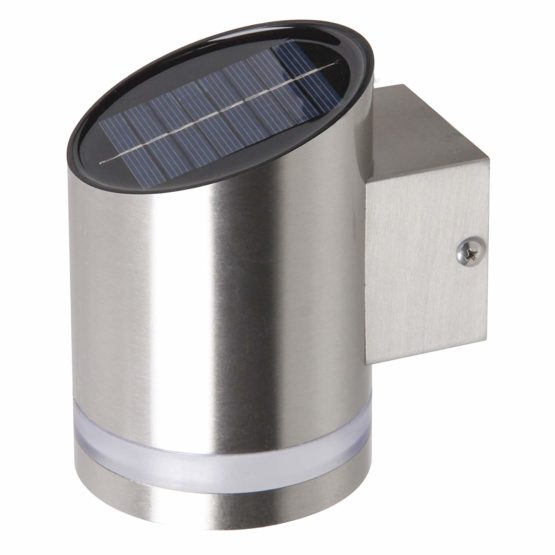 Smartwares Solar Wall Light, Stainless Steel, Day to Night Sensor, IP44 - Image 2