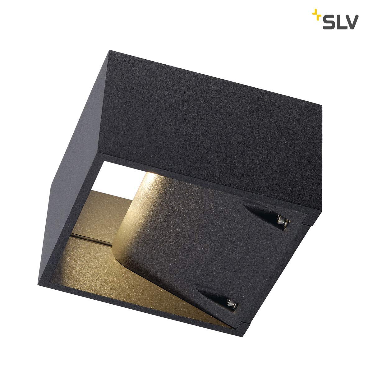 SLV Surface-Mounted Wall Light LOGS Wall/Illumination for Walls, Paths, entrances, Surface-Mounted Outdoor Light