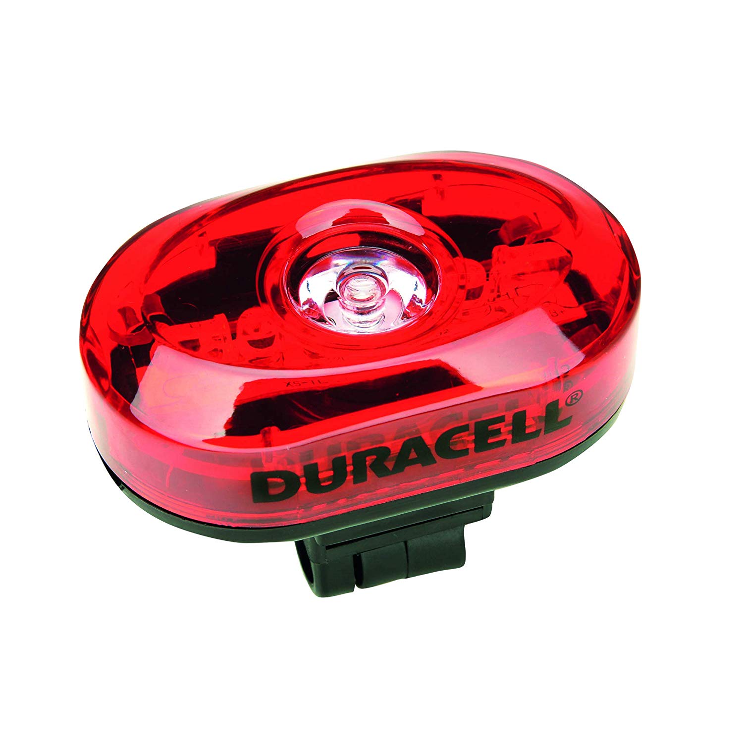 Duracell Bike Lights, Rear Bicycle Light, 3.1 Lumen LED Light, Highly