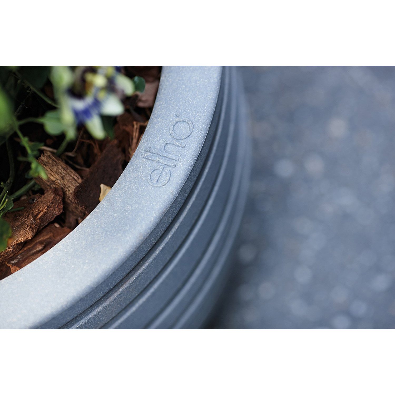 Elho Allure Ribbon 47 - Flowerpot - Mineral Clay - Indoor & Outdoor - Ø 46.8 x H 37.6 cm - Image 2