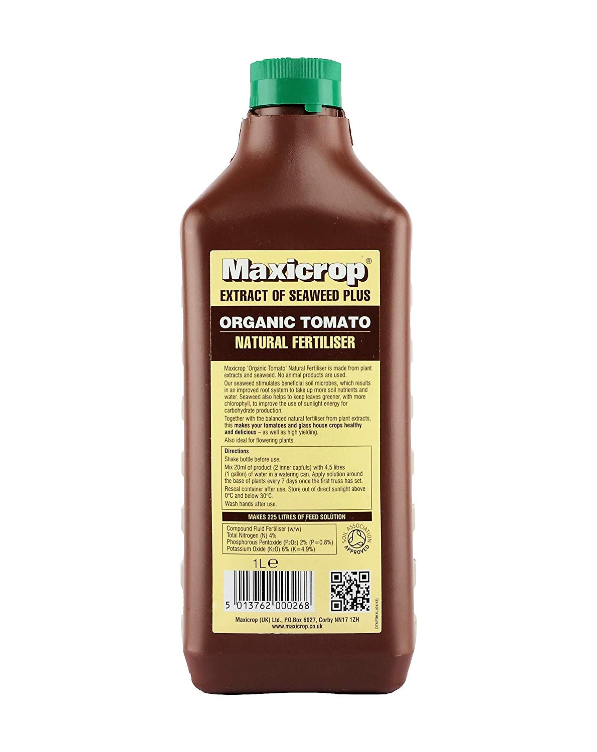 Maxicrop XOTNF61L Organic Tomato Natural Fertiliser, 1L, Organic Tomato Plant Food, for Great Tasting Tomatoes - Image 4
