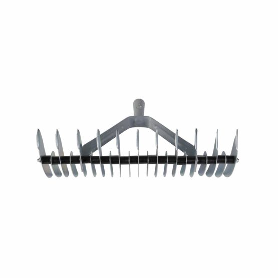Xclou Lawn Dethatching Soil Leaf Turf Grass Cutter-Rake-Garden Tools Thatching Moss Removal Head, Black, 36x23.5x12.5 cm - Image 3