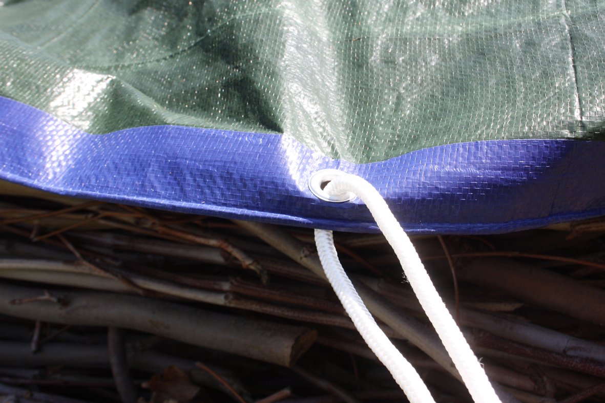 Labor 0300151 & nbsp; Eyelet reinforced PVC tarpaulin, green, 68293, 8x10 m - Image 4