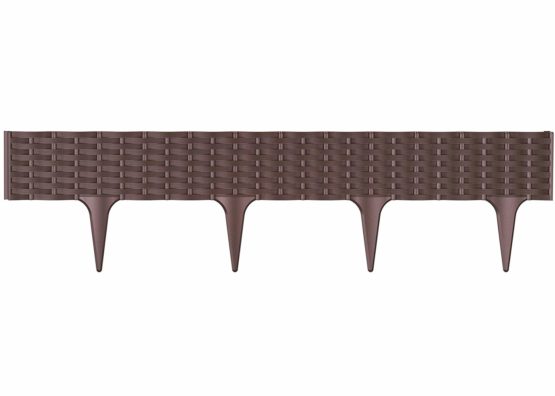 Prosper Plast IBRA-R222 390 x 18.65 cm Garden Border - Brown