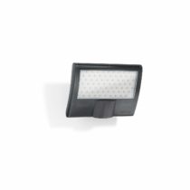 Steinel LED Flood Light XLED Curved S Anthracite, 9.3 W Security Light, Twilight and 160° Motion Sensor, 8 m Reach