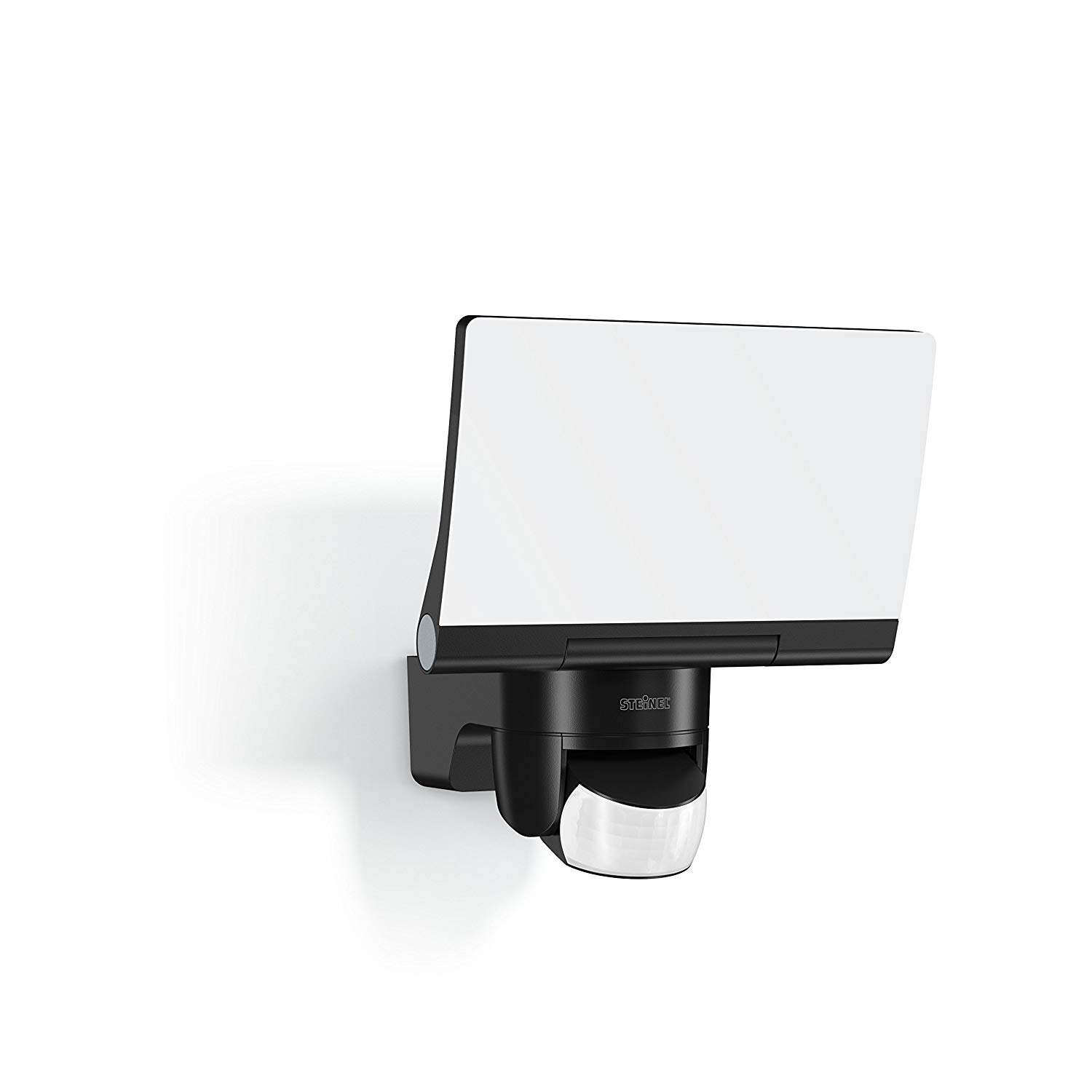Steinel LED Spotlight XLED Home 2 S Black, Adjustable Floodlight, Exterior Light, 13.7 W, 180 Motion Sensor Spotlight for Garden