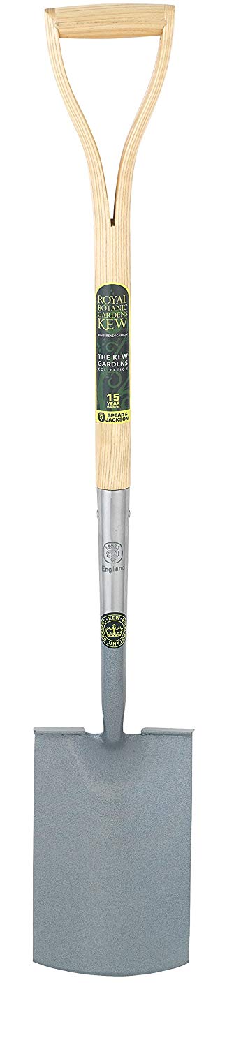 Spear & Jackson 1180SYDKEW Kew Gardens Collection Solid Forged Carbon Steel Digging Spade