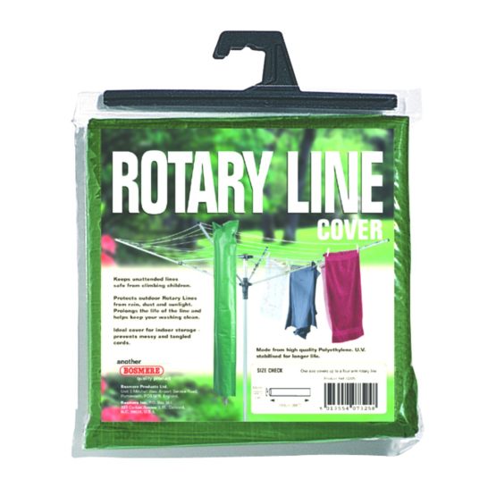 Bosmere Protector 2000 | Rotary Washing Line Garden Furniture Cover | 175cm x 56cm circ. | Waterproof, Wipe Clean, Heavy Duty | 2 Year Guarantee | G325