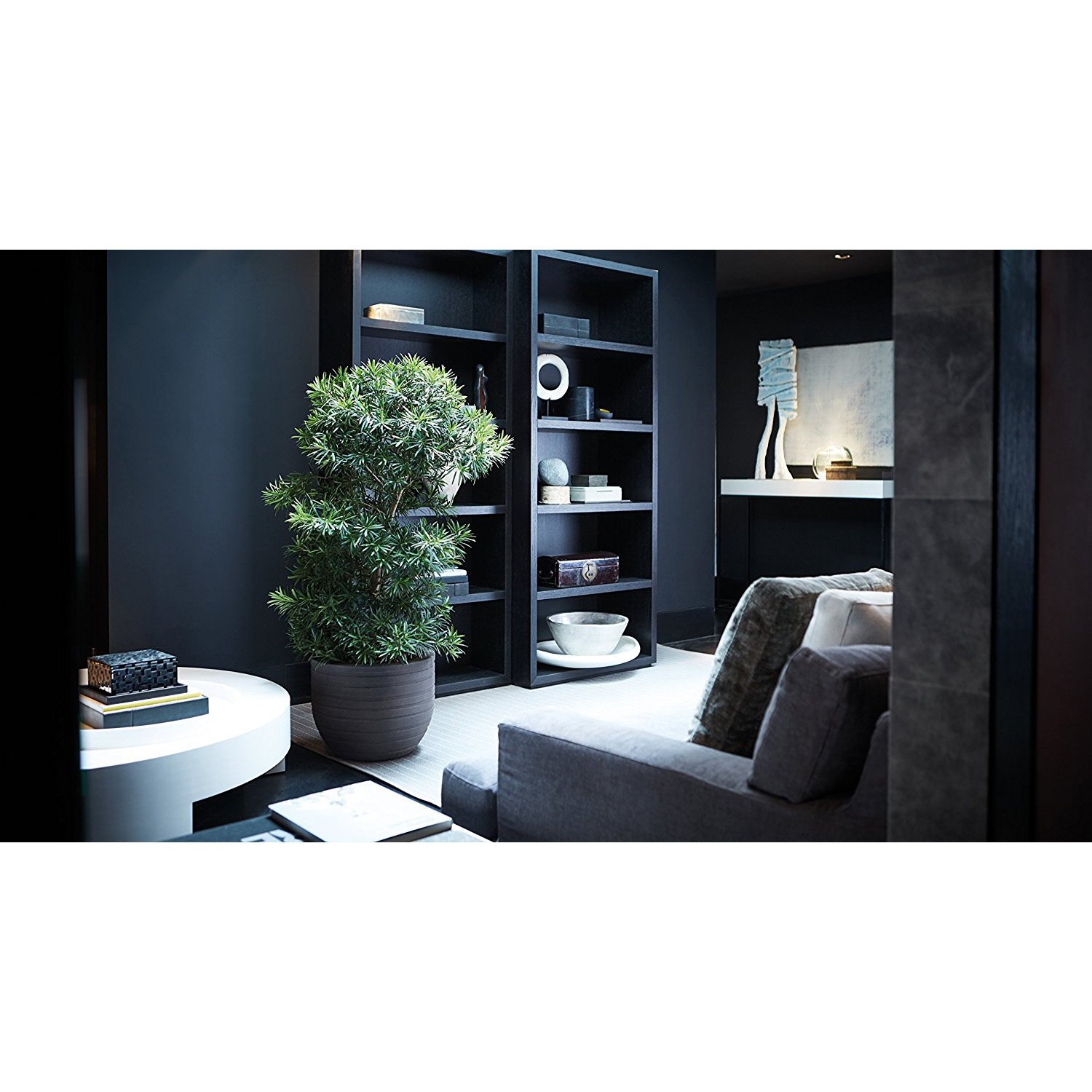 Elho Allure Ribbon 47 - Flowerpot - Mineral Clay - Indoor & Outdoor - Ø 46.8 x H 37.6 cm - Image 3