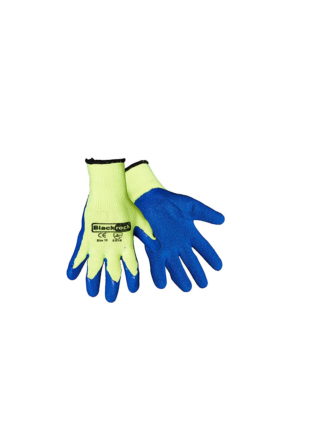 Blackrock Thermal Insulated Heavy Duty Latex Coated Gripper Safety Work Gloves, Mens Womens Working Grip, Ideal For Cold Storage, Handling