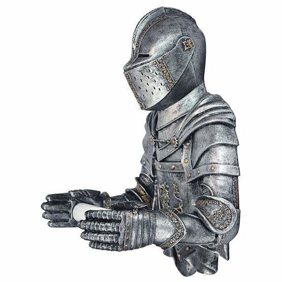 Design Toscano a Knight to Remember Gothic Bath Tissue Holder - Image 2