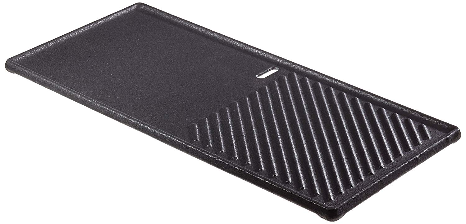 Enders Reversible Grill Plate, cast iron, 1/3 grill surface, barbecue accessories, grill plate Gas Grill BOSTON 3-Burner