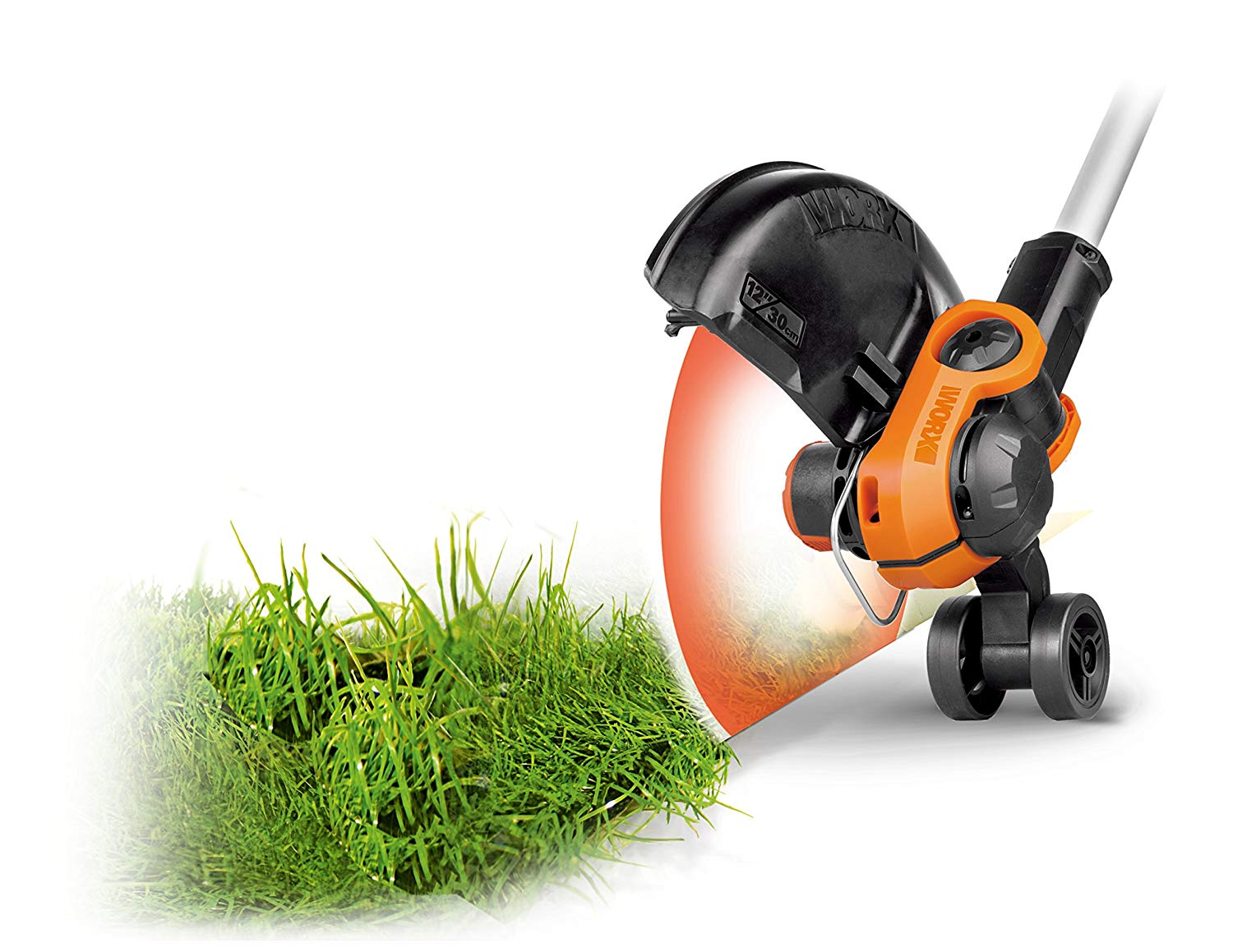 WORX WG163E.1 20V 30cm Cordless Line Trimmer with One Battery and Charger - Lightweight Grass Trimmer with Instant Conversion to Wheeled Edger - Image 3