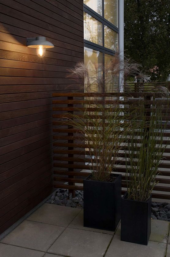 Konstsmide 415-250 Globe/Aluminium Handmade Mani Down Outdoor 1 x 60 W E27 Max Wall Lamp/IP44/Matt White Outside Light, 21.0 cm*31.0 cm*29.0 cm - Image 4