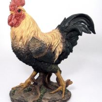 Vivid Arts Real Life Cockerel - Bronze / Brown Feathers