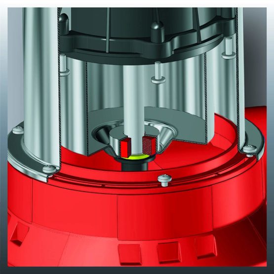 Einhell 4170445 Submersible Pump (350 W, 8000 L/H Extraction Down to 1 mm, Pump Start At 8 mm, integrated Non-Return Valve, Floating Switch, Carry-Handle), 25.8 cm*23.0 cm*17.1 cm - Image 3