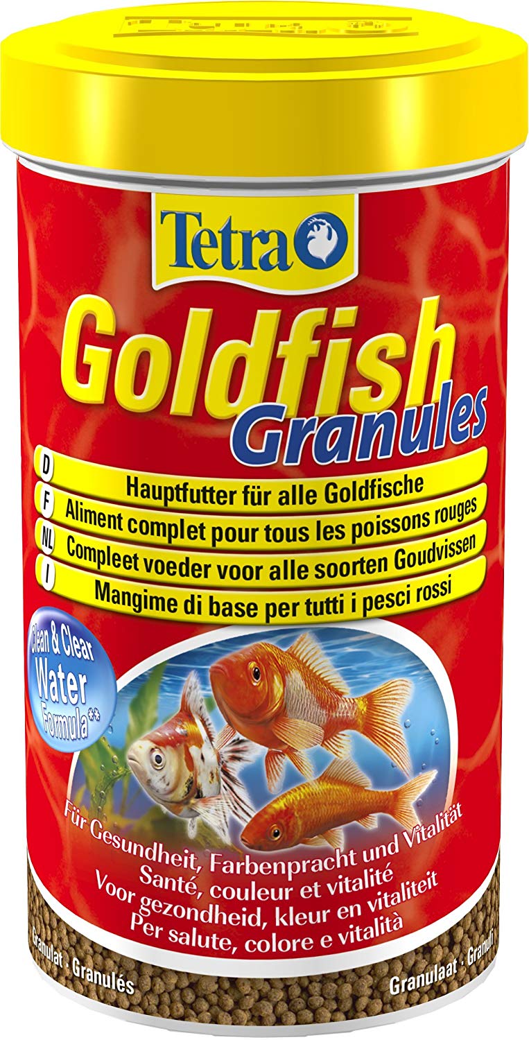 Tetra Goldfish Complete Floating Granules for Goldfish/Cold Water Fish, Multi-Colour, 500ml