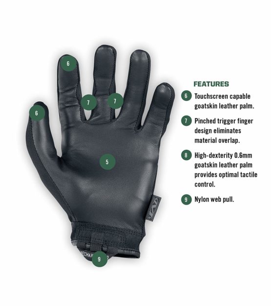Mechanix Wear Tactical Specialty Element Gloves (X-Large, All Black) - Image 3