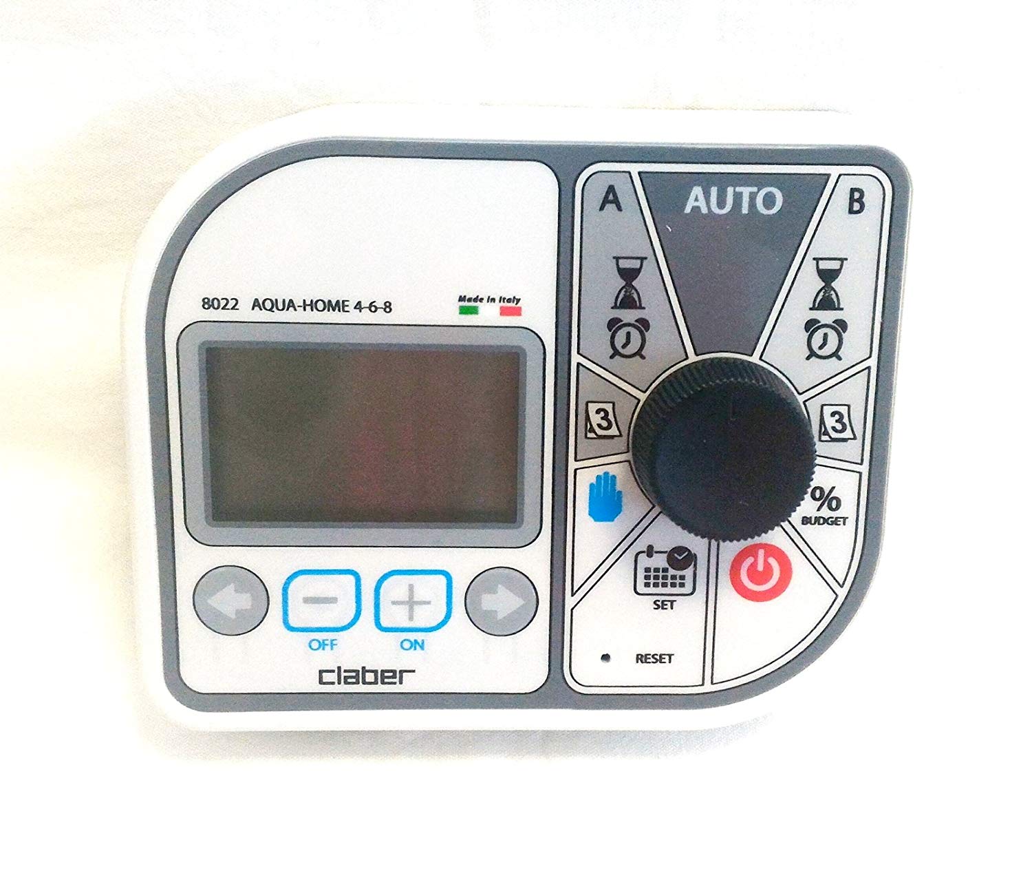 Claber 8022 Aqua-Home 4-6-8 Centralina Programador para Instalaciones De Riego