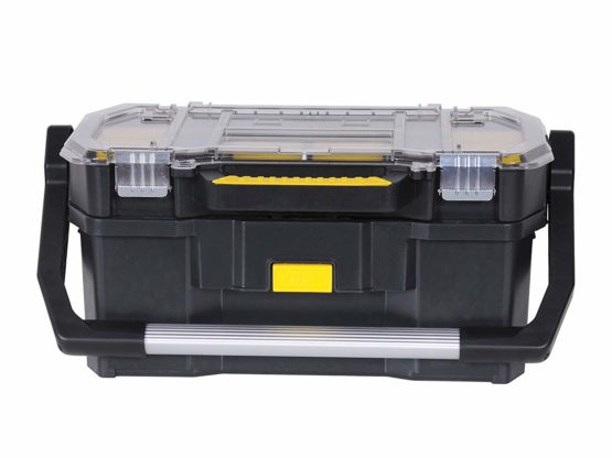STANLEY Toolbox Tote Plus Storage Organiser, Heavy Duty Metal Latch, Removable Dividers, 19 Inch, STST1-70317 - Image 2