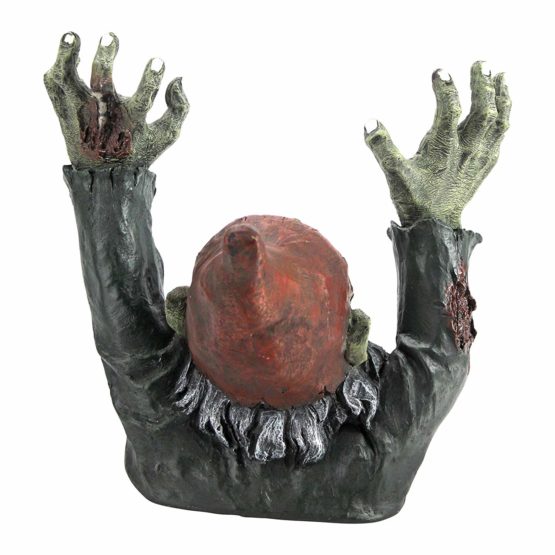 Design Toscano CL6565 Zombie Gnombie Gothic Decor Garden Gnome Graveyard Statue, 28 cm, Polyresin, Full Color - Image 4