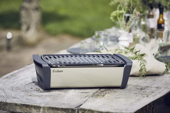 Enders Aurora taupe charcoal barbecue BBQ, 26x47x13,5 cm - Image 4