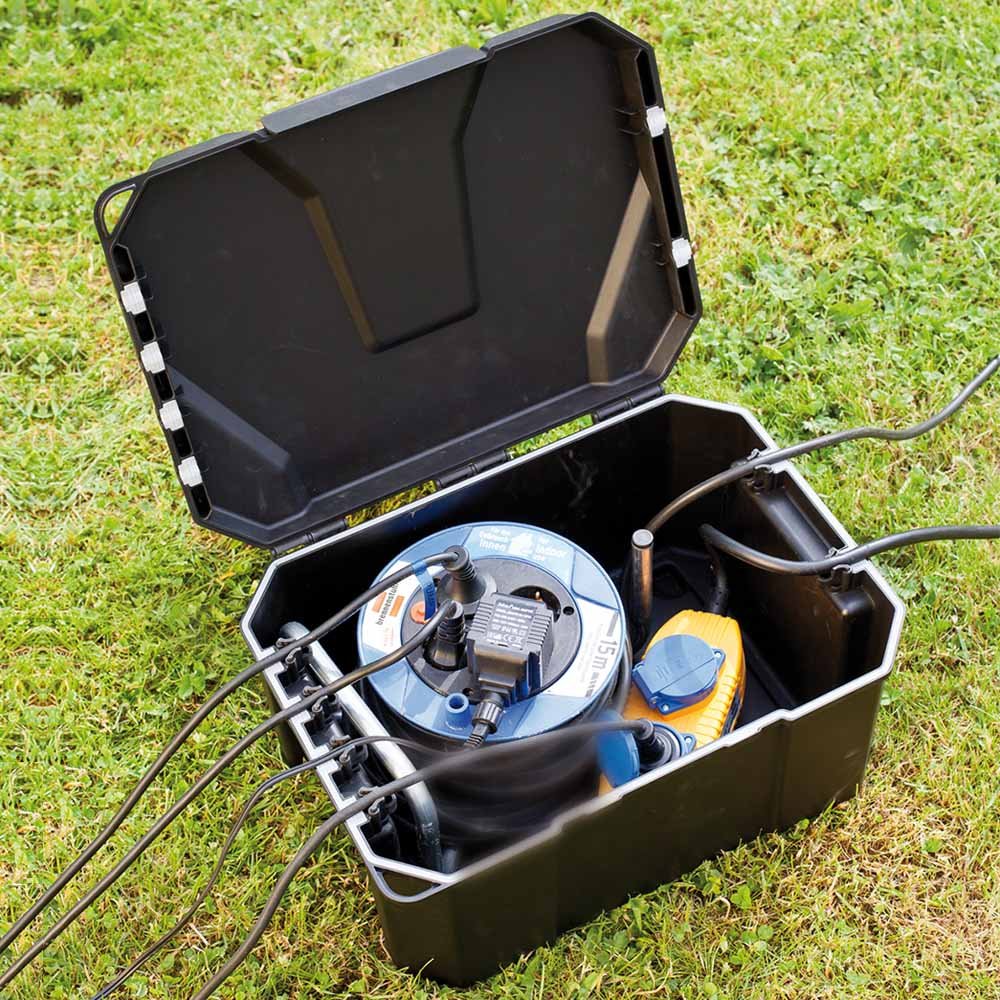 Heissner Power box power distribution box for garden, lighting, pool, crafts, Christmas lights - Image 4